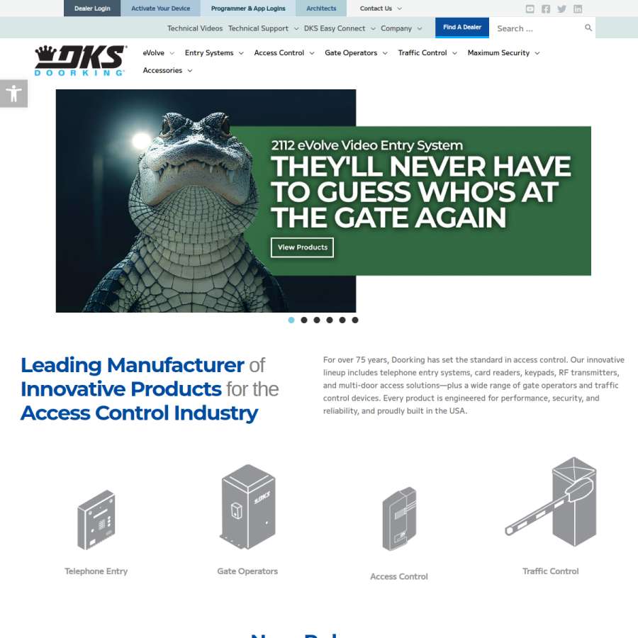 doorking.com homepage screenshot