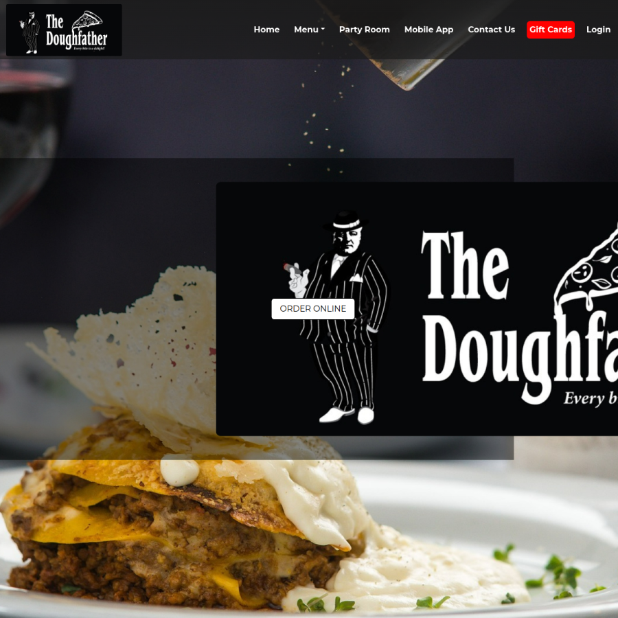 doughfather.com homepage screenshot