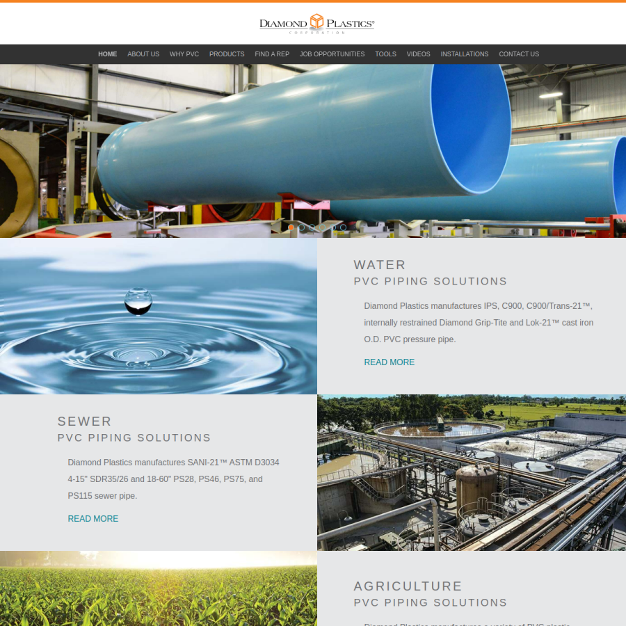 dpcpipe.com homepage screenshot
