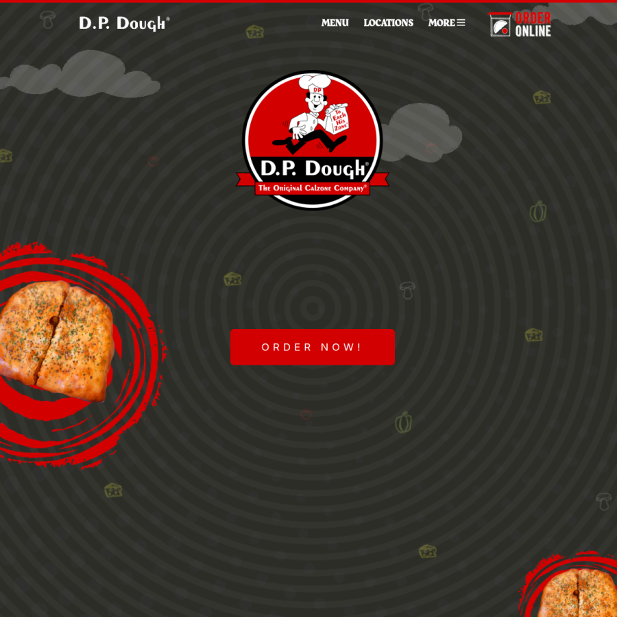dpdough.com homepage screenshot