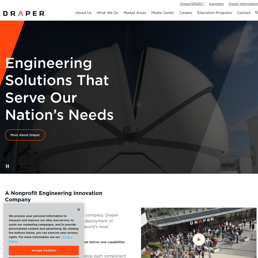 draper.com homepage screenshot
