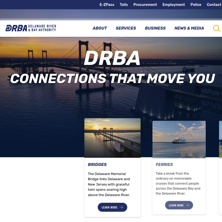 drba.net homepage screenshot
