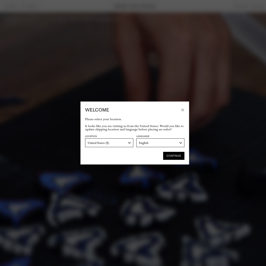 driesvannoten.com homepage screenshot