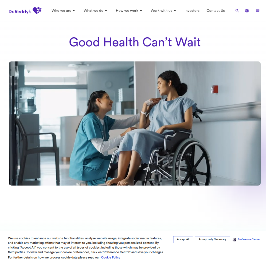 drreddys.com homepage screenshot