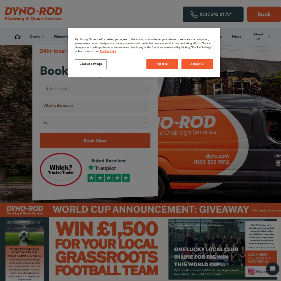 dyno.com homepage screenshot