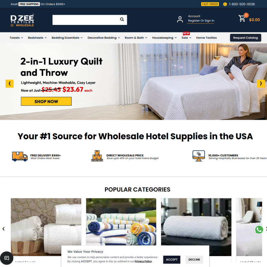 dzeeusa.com homepage screenshot