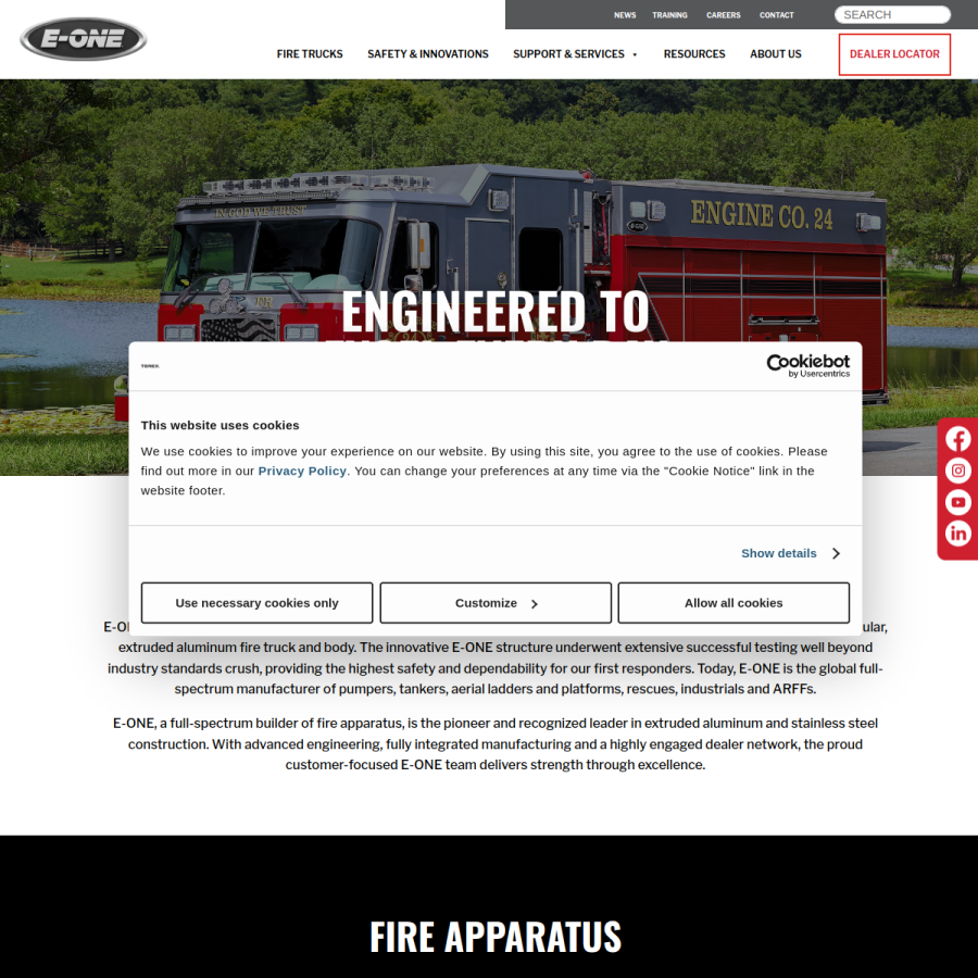 e-one.com homepage screenshot
