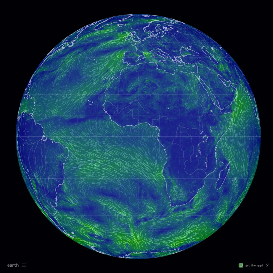 earth.nullschool.net homepage screenshot