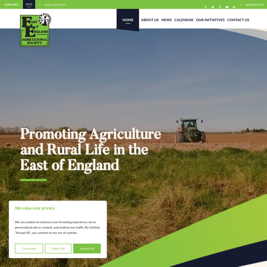 eastofengland.org.uk homepage screenshot
