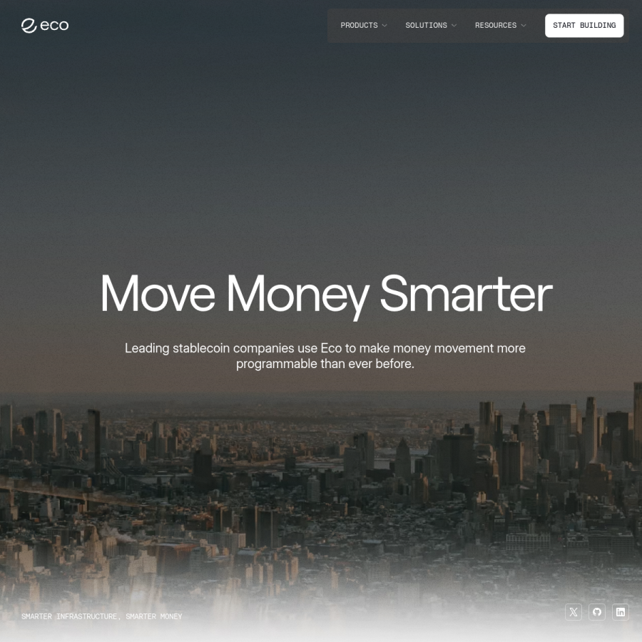 eco.com homepage screenshot