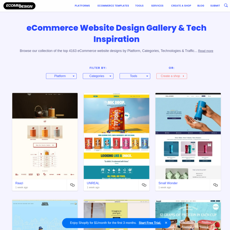 ecomm.design homepage screenshot