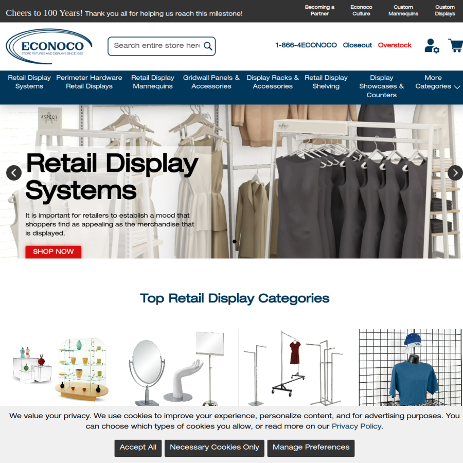 econoco.com homepage screenshot