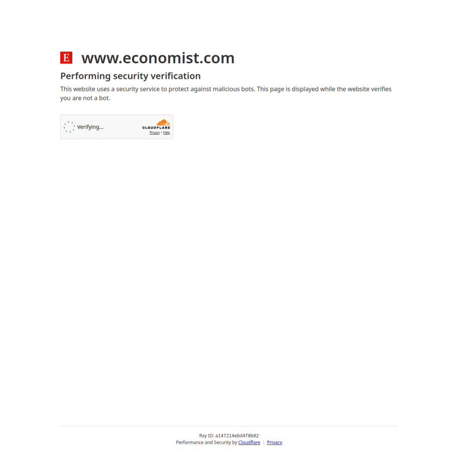 economist.com homepage screenshot