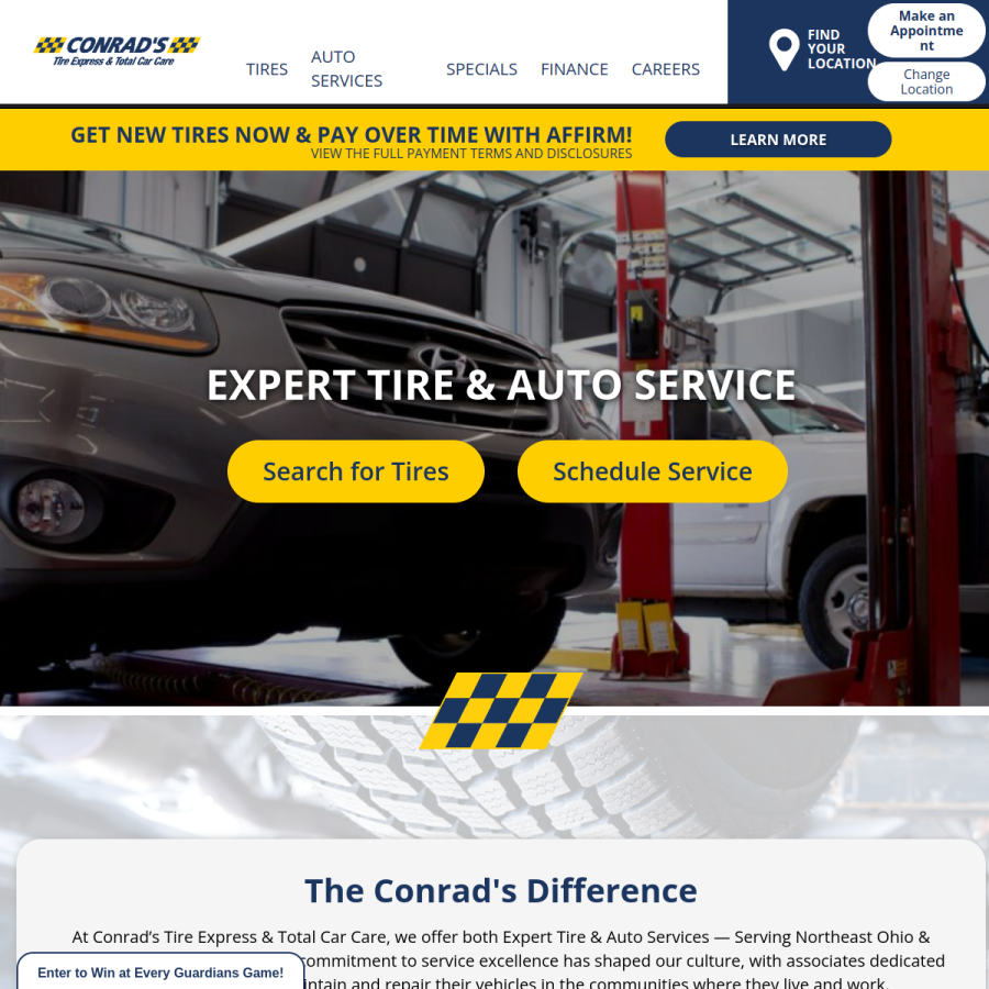 econrads.com homepage screenshot