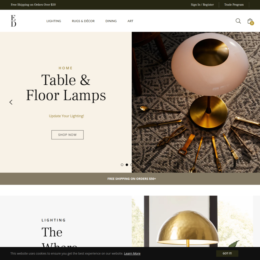 edbyellen.com homepage screenshot