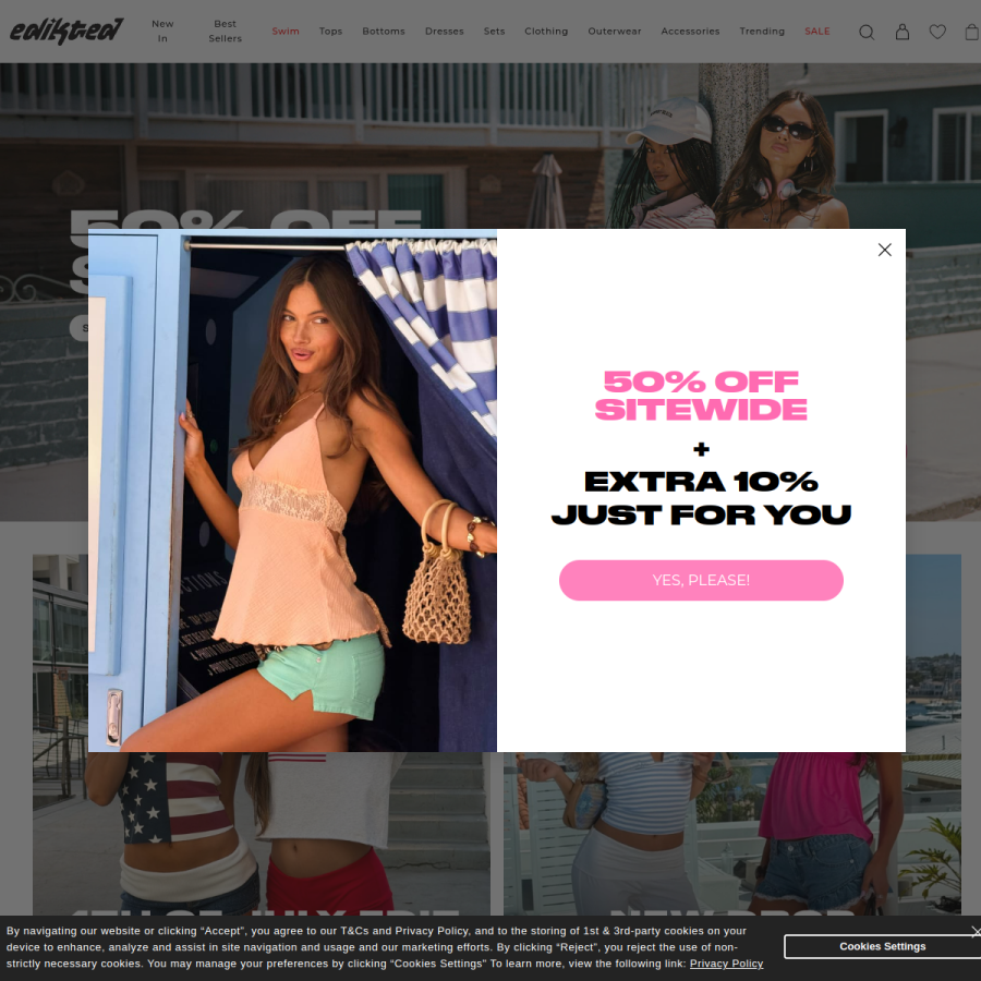edikted.com homepage screenshot