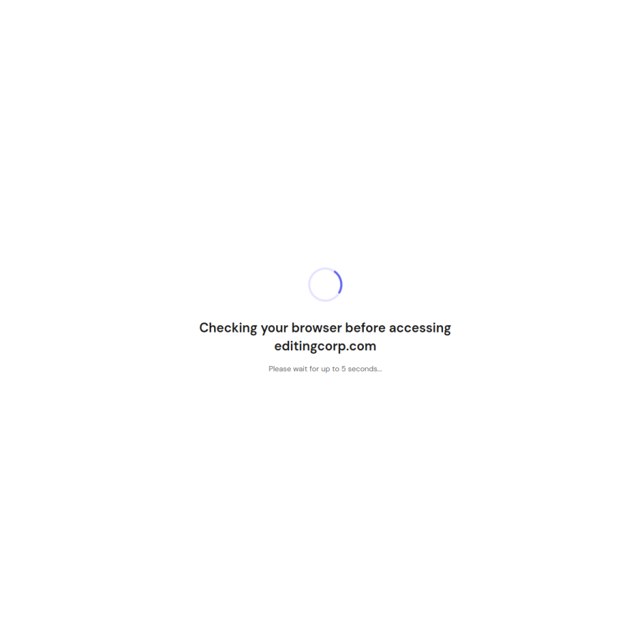 editingcorp.com homepage screenshot
