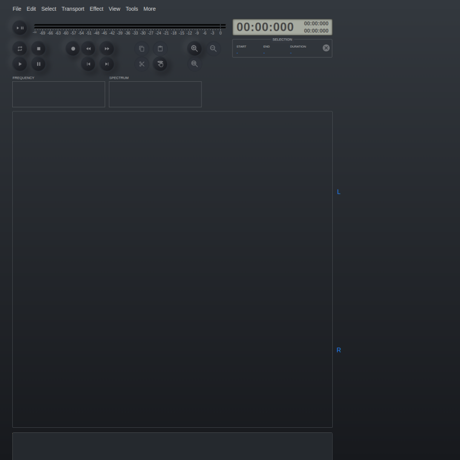 editor.audio homepage screenshot