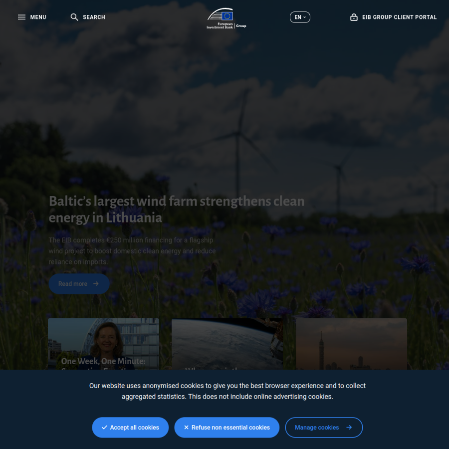 eib.org homepage screenshot