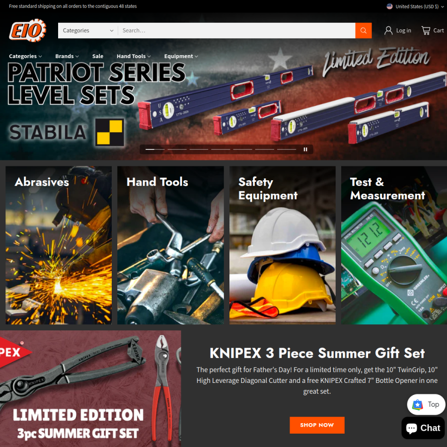 eio.com homepage screenshot