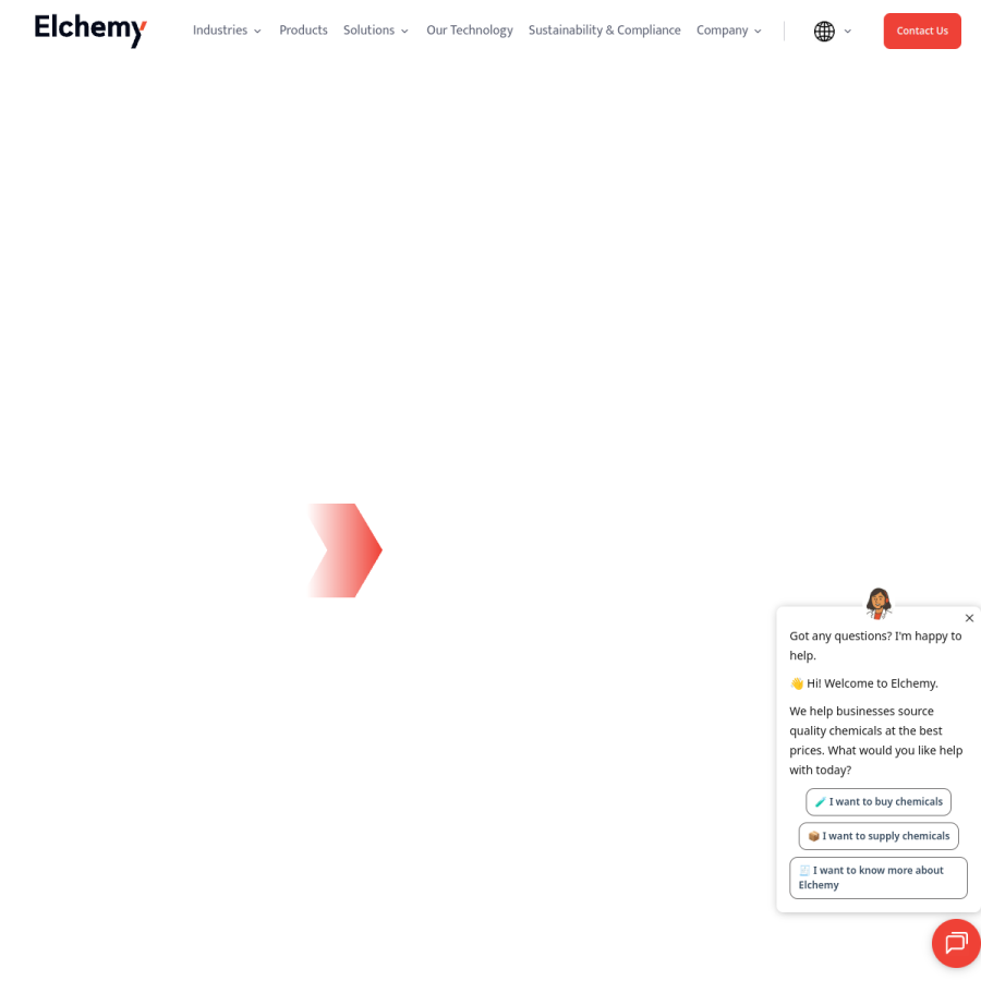 elchemy.com homepage screenshot