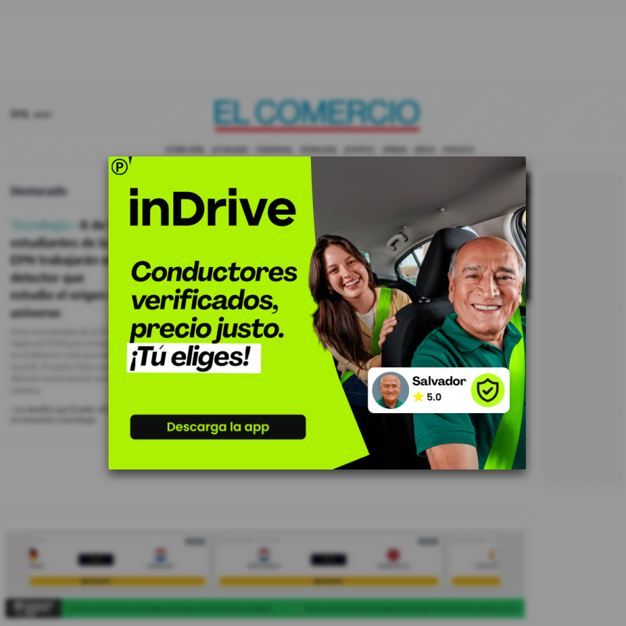elcomercio.com homepage screenshot