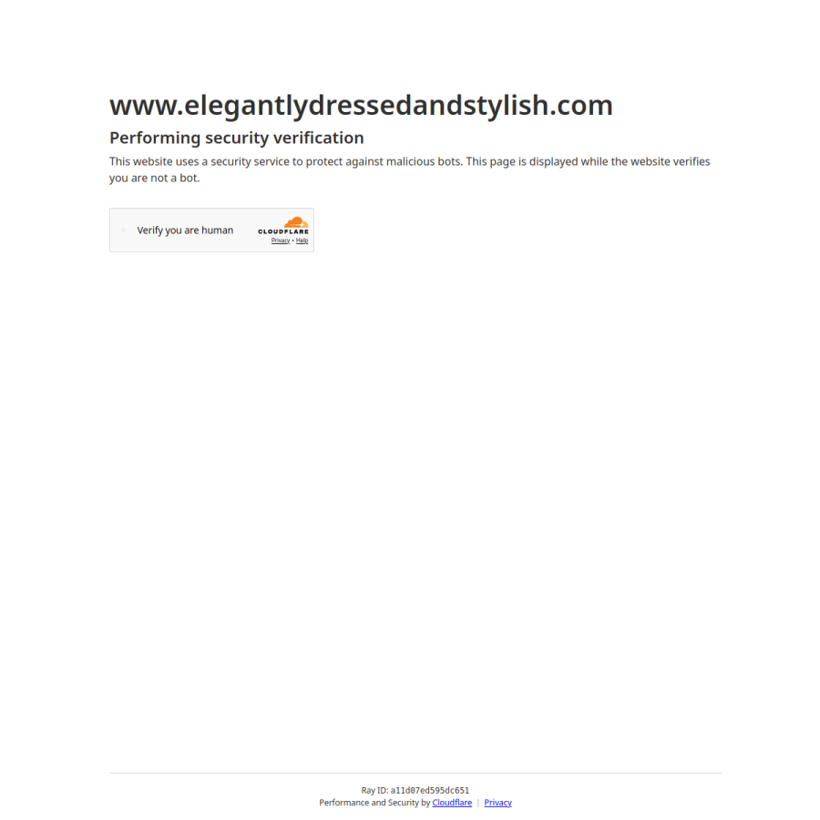 elegantlydressedandstylish.com homepage screenshot