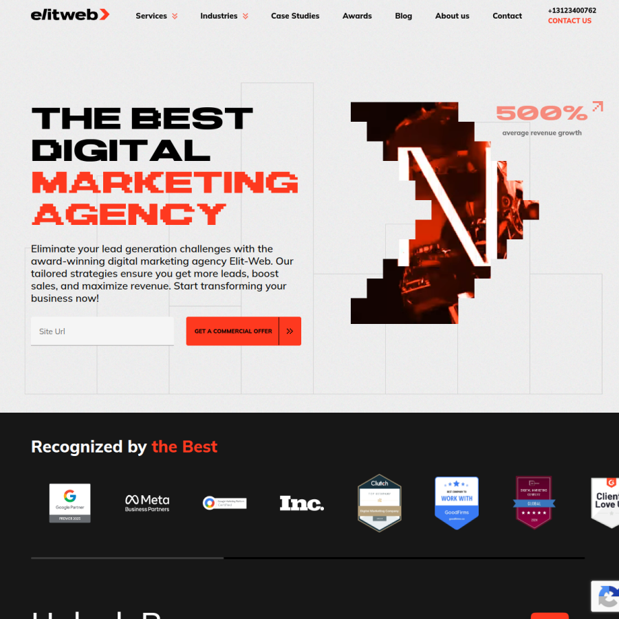 elit-web.com homepage screenshot