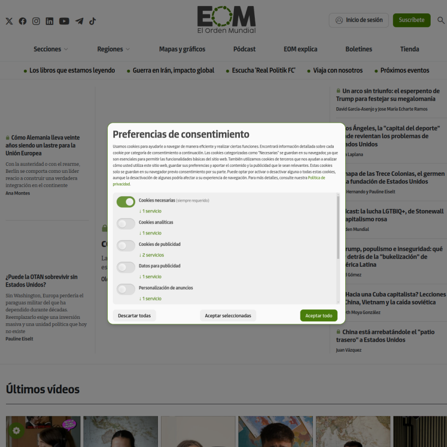 elordenmundial.com homepage screenshot