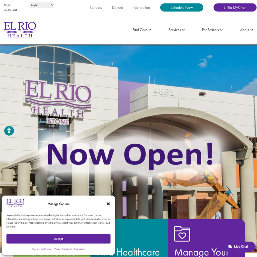 elrio.org homepage screenshot