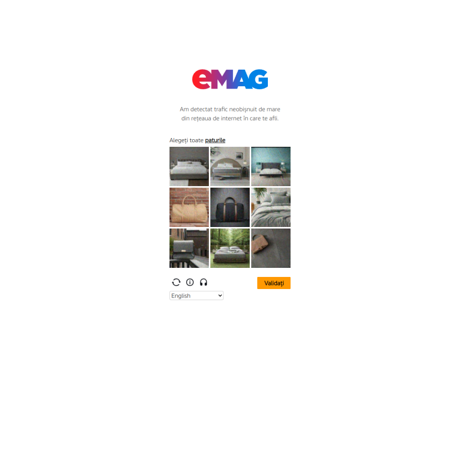 emag.ro homepage screenshot