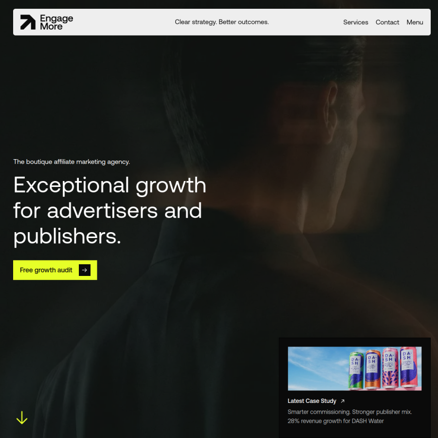 engagemore.co.uk homepage screenshot