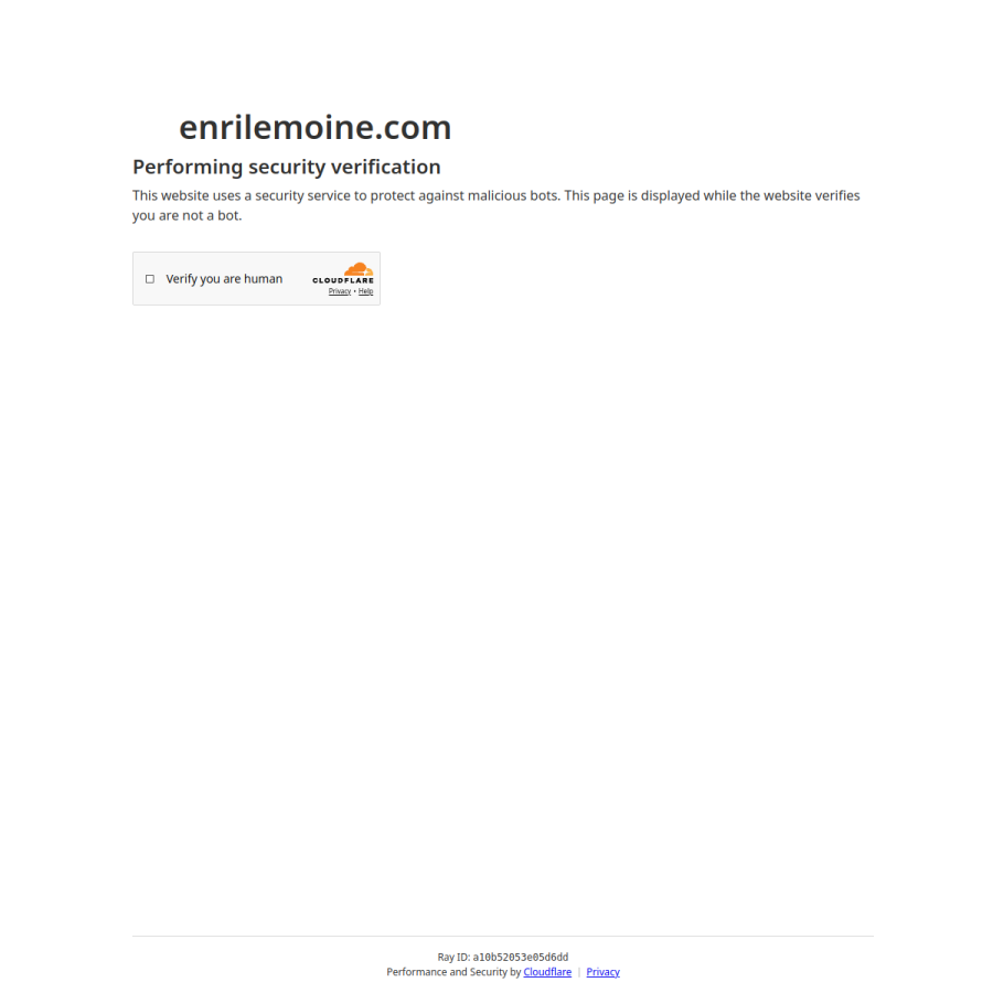 enrilemoine.com homepage screenshot
