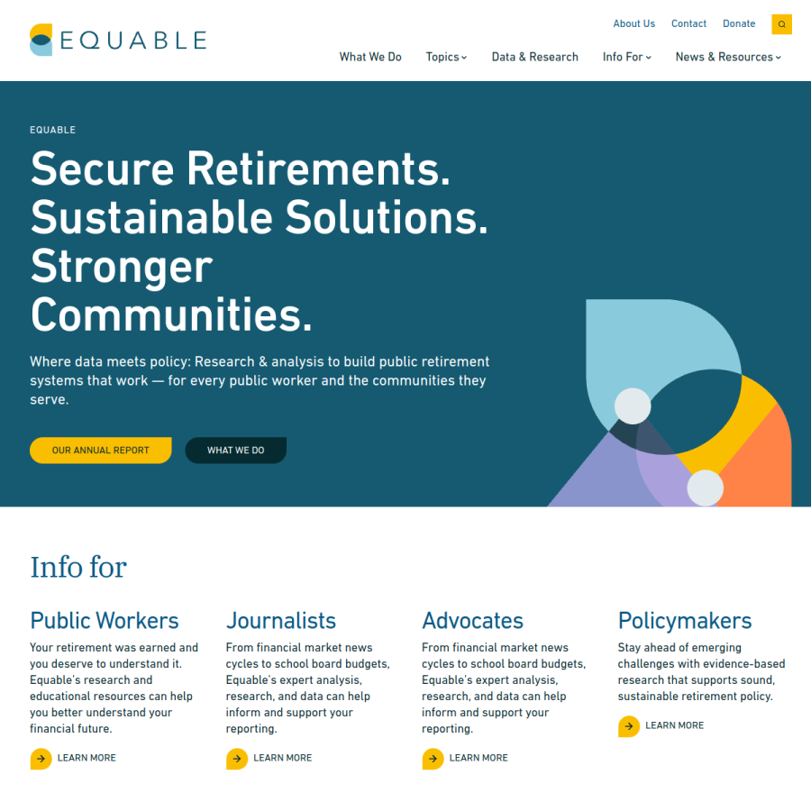 equable.org homepage screenshot