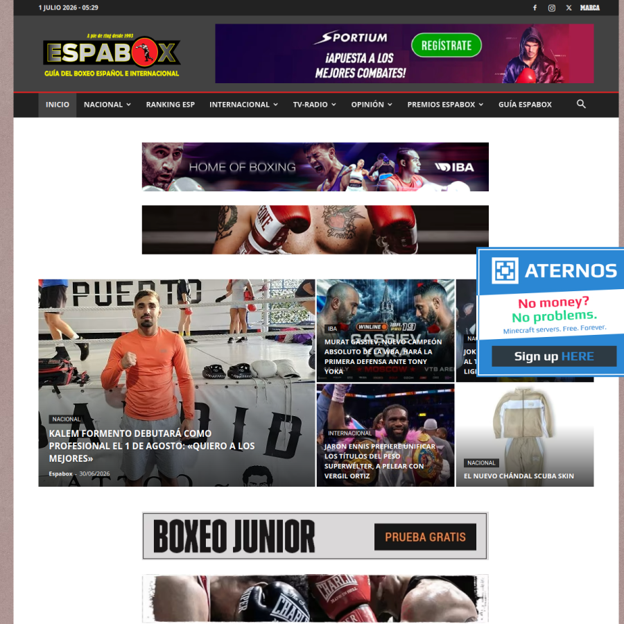 espabox.com homepage screenshot