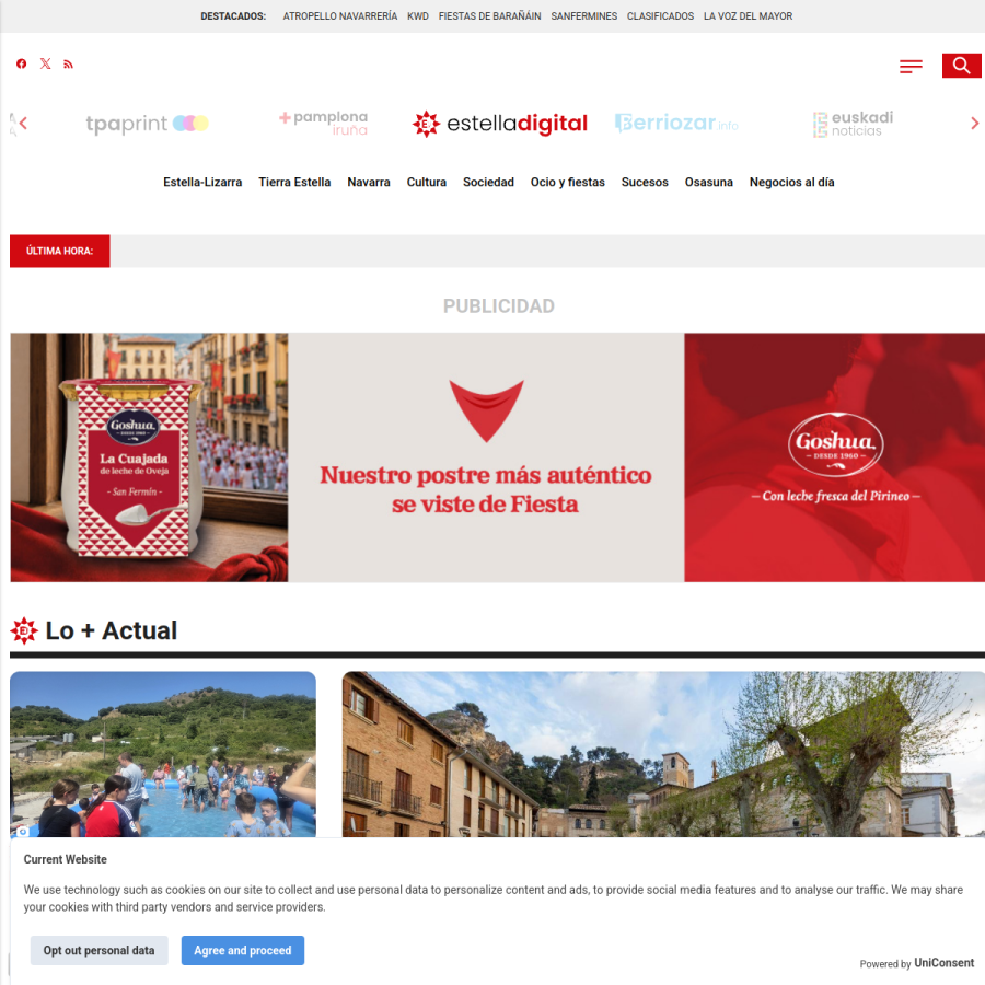 estelladigital.com homepage screenshot