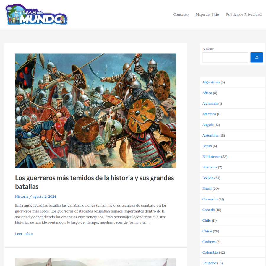 etniasdelmundo.com homepage screenshot