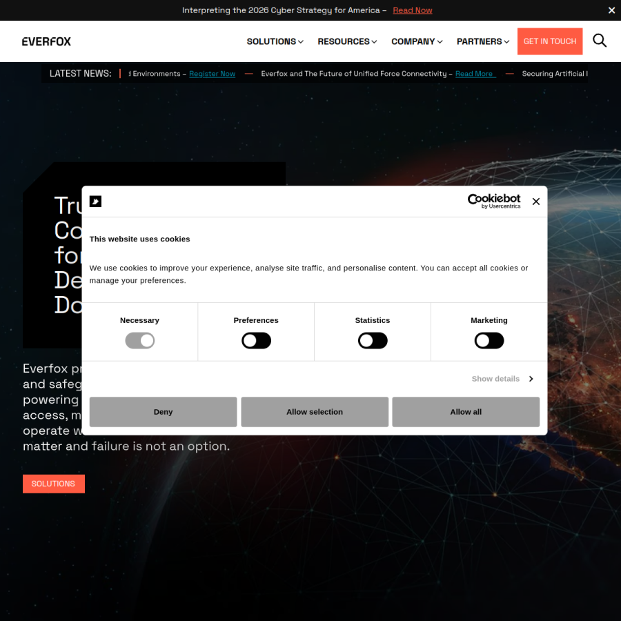 everfox.com homepage screenshot