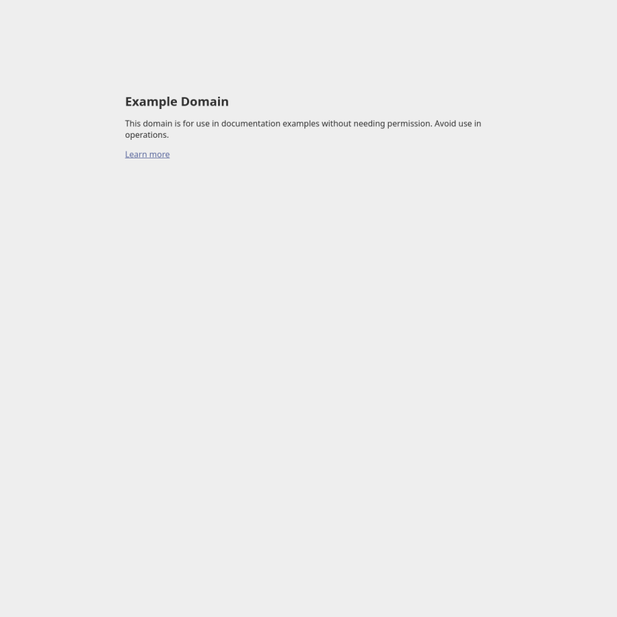 example.com homepage screenshot
