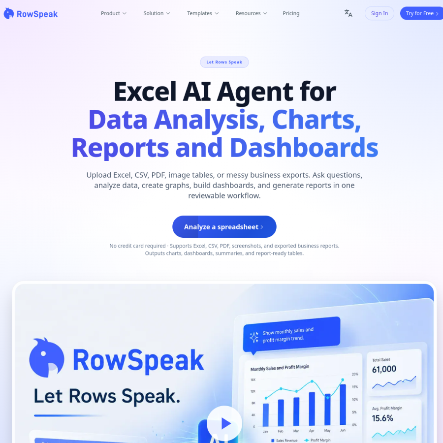 excelmatic.ai homepage screenshot