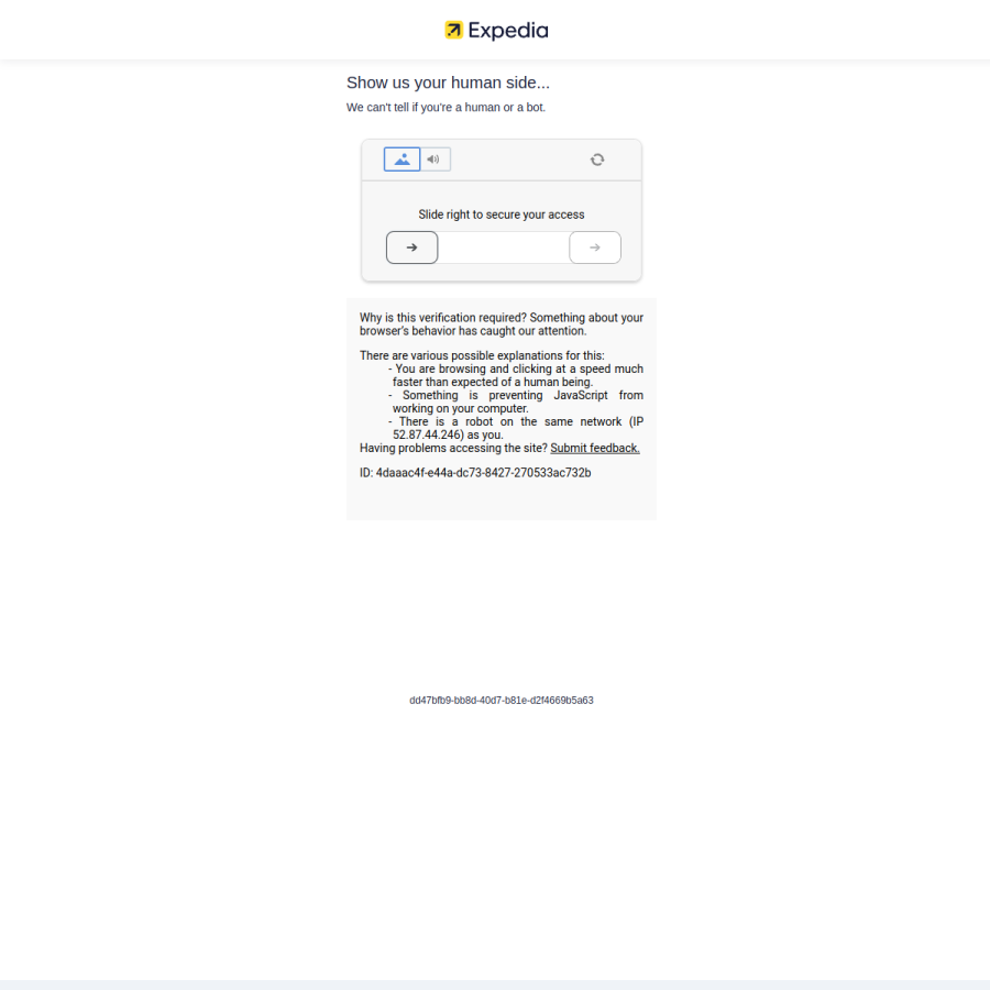 expedia.com homepage screenshot