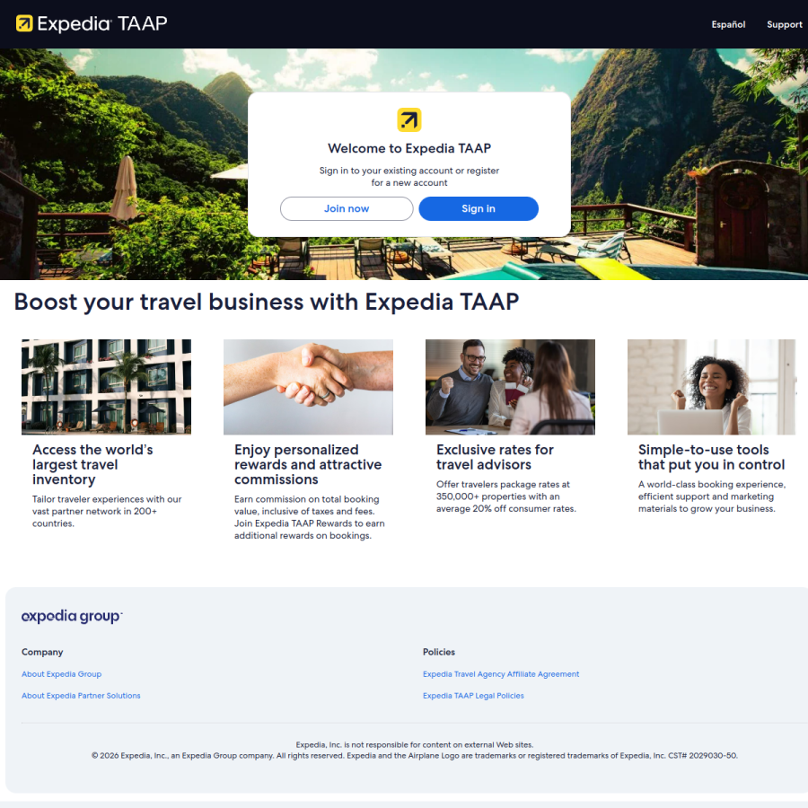 expediataap.com homepage screenshot