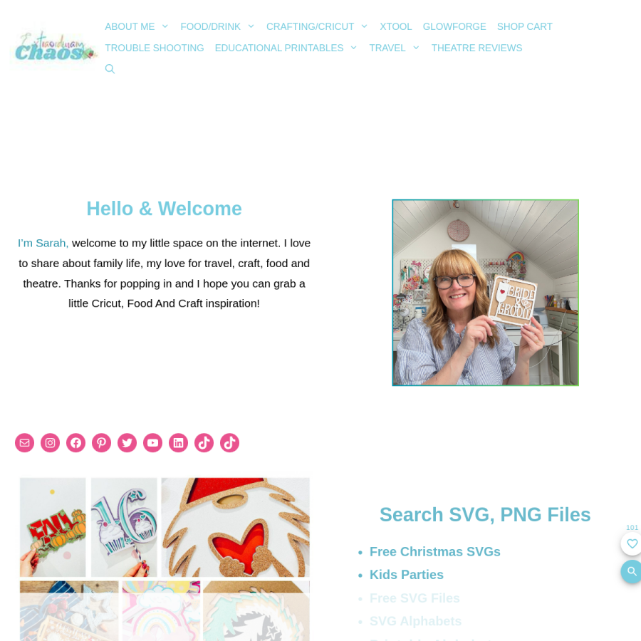 extraordinarychaos.com homepage screenshot