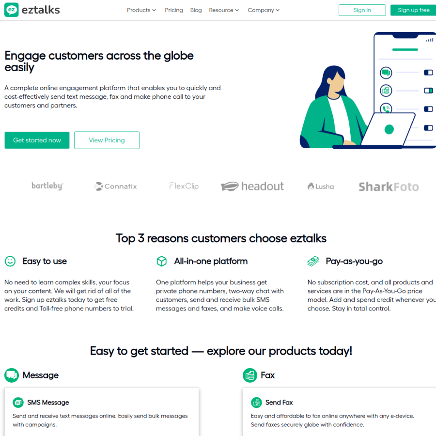eztalks.com homepage screenshot