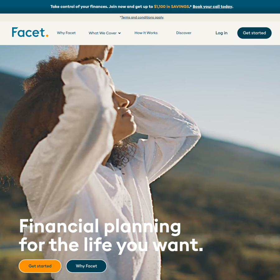 facet.com homepage screenshot