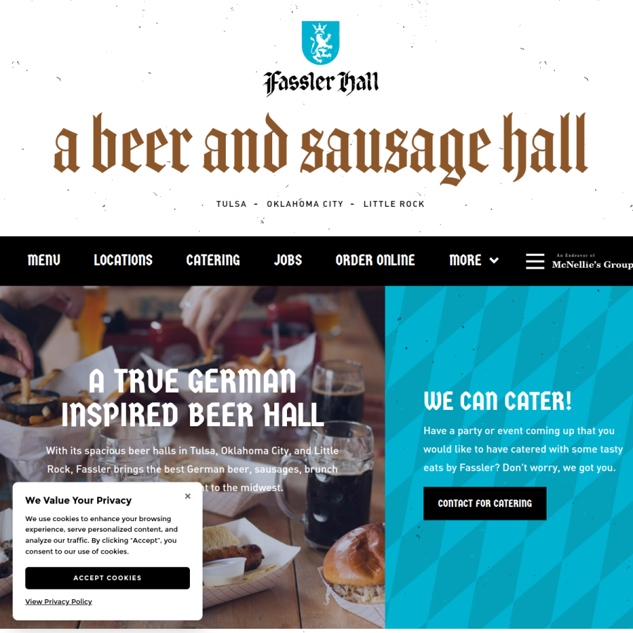 fasslerhall.com homepage screenshot