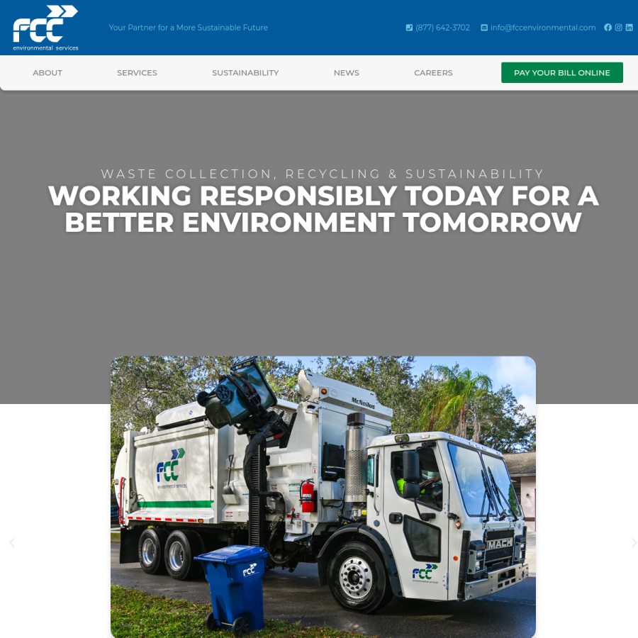 fccenvironmental.com homepage screenshot