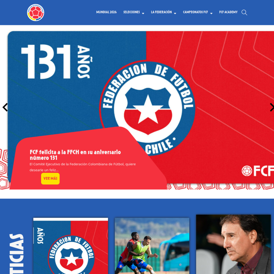 fcf.com.co homepage screenshot