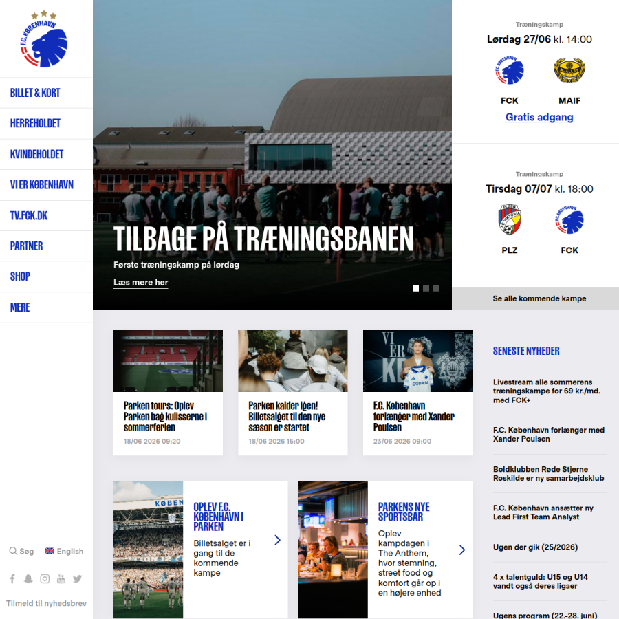 fck.dk homepage screenshot