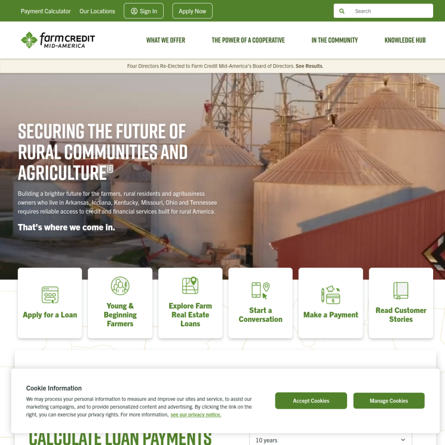 fcma.com homepage screenshot